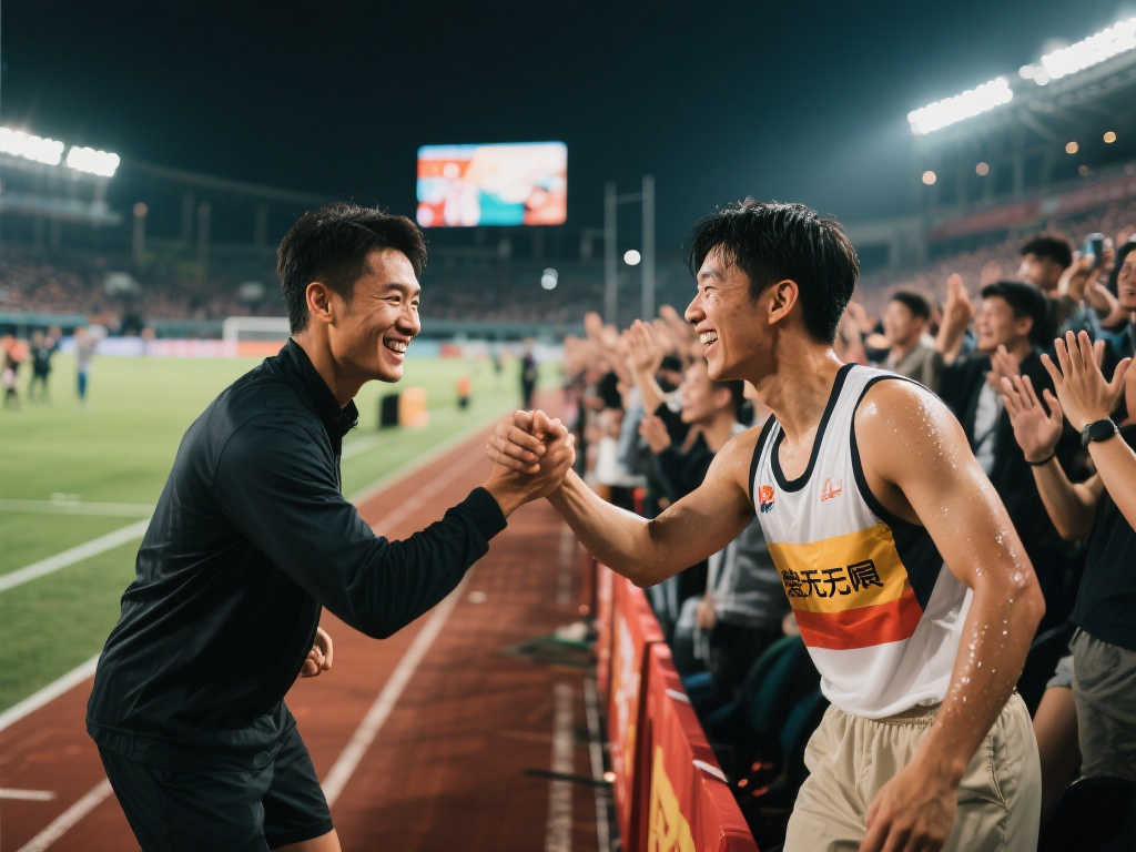 他在右邊路